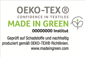 Nachhaltigkeitssiegel Oeko-Tex Made in Green